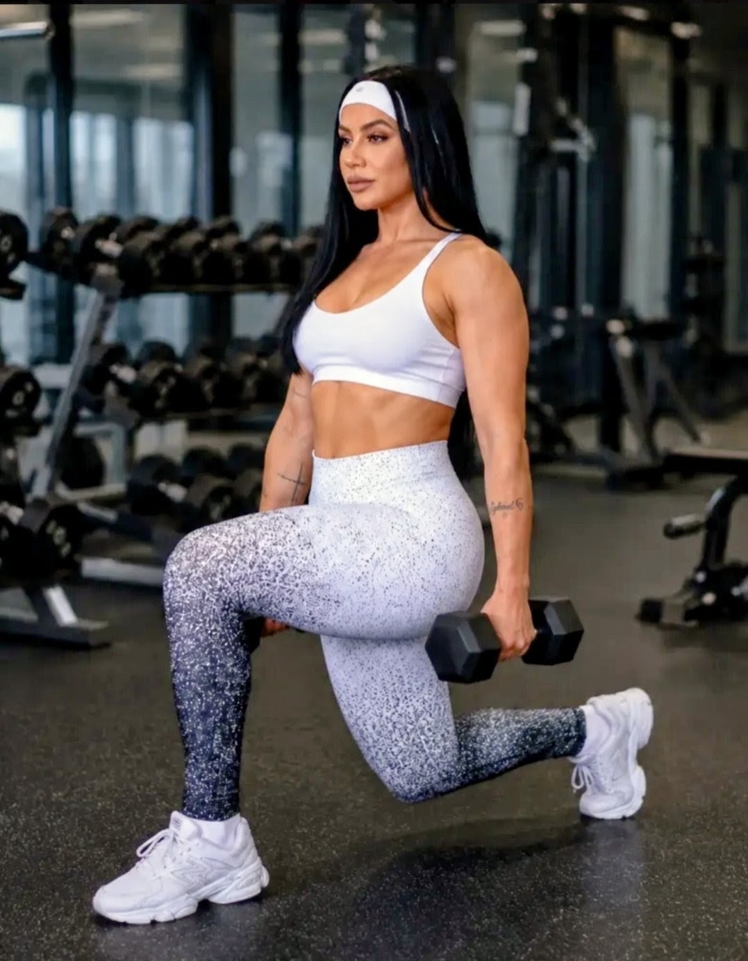 Calça Legging Suplex Premium Degrade Cós Alto
