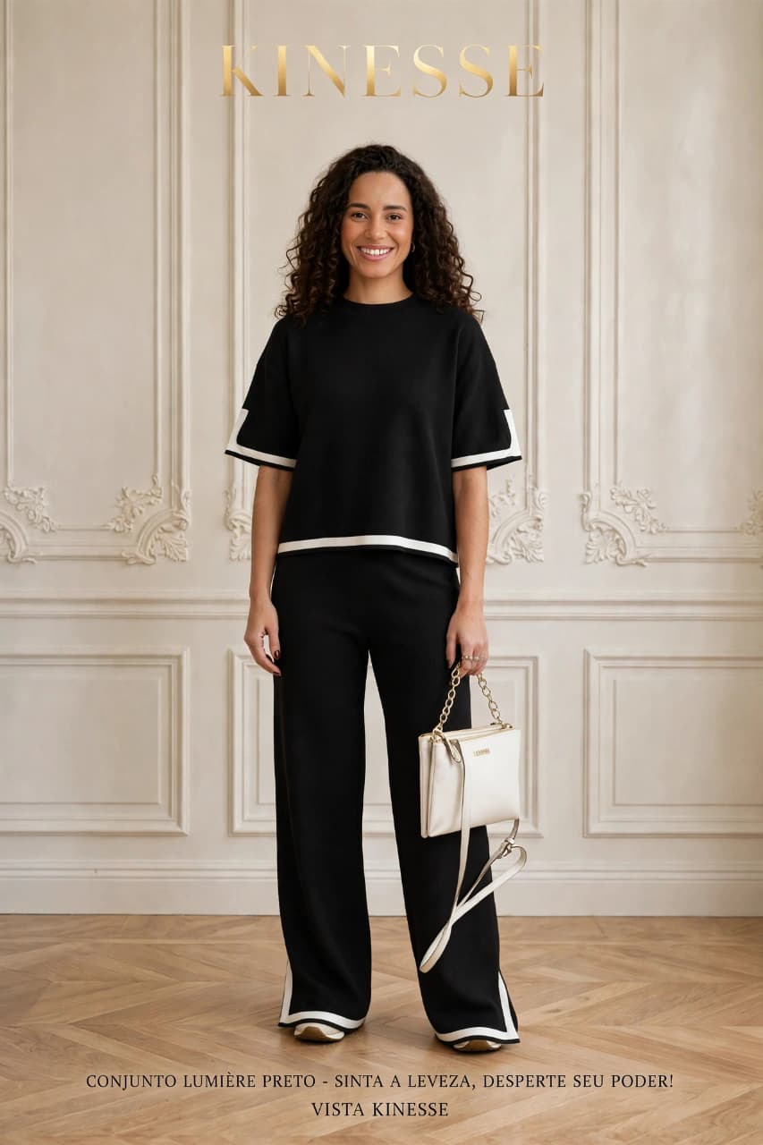 Conjunto Lumière -Wide Leg + Cropped - KINESSE