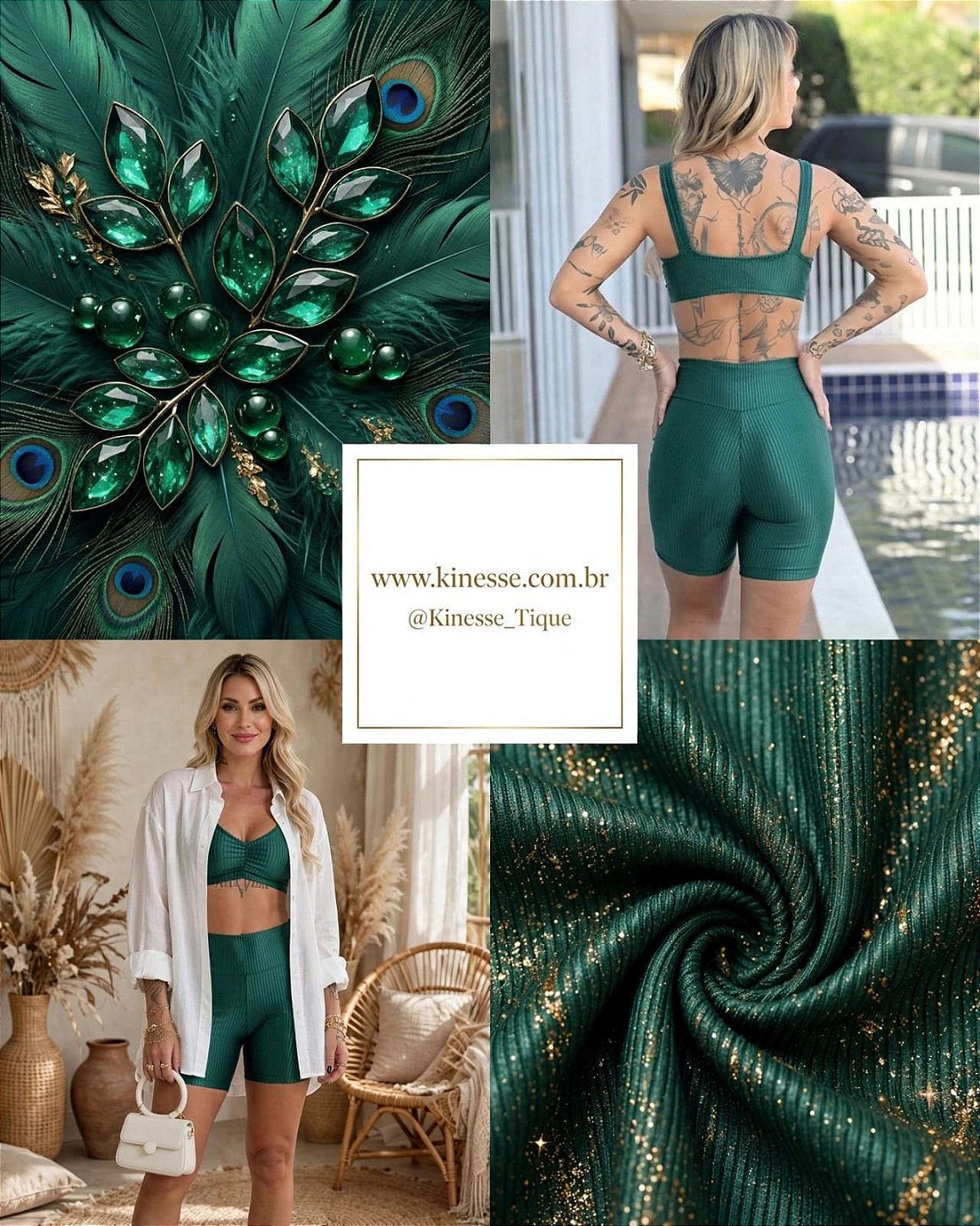 CONJUNTO ESSÊNCIA KINESSE - O Básico Bem Feito