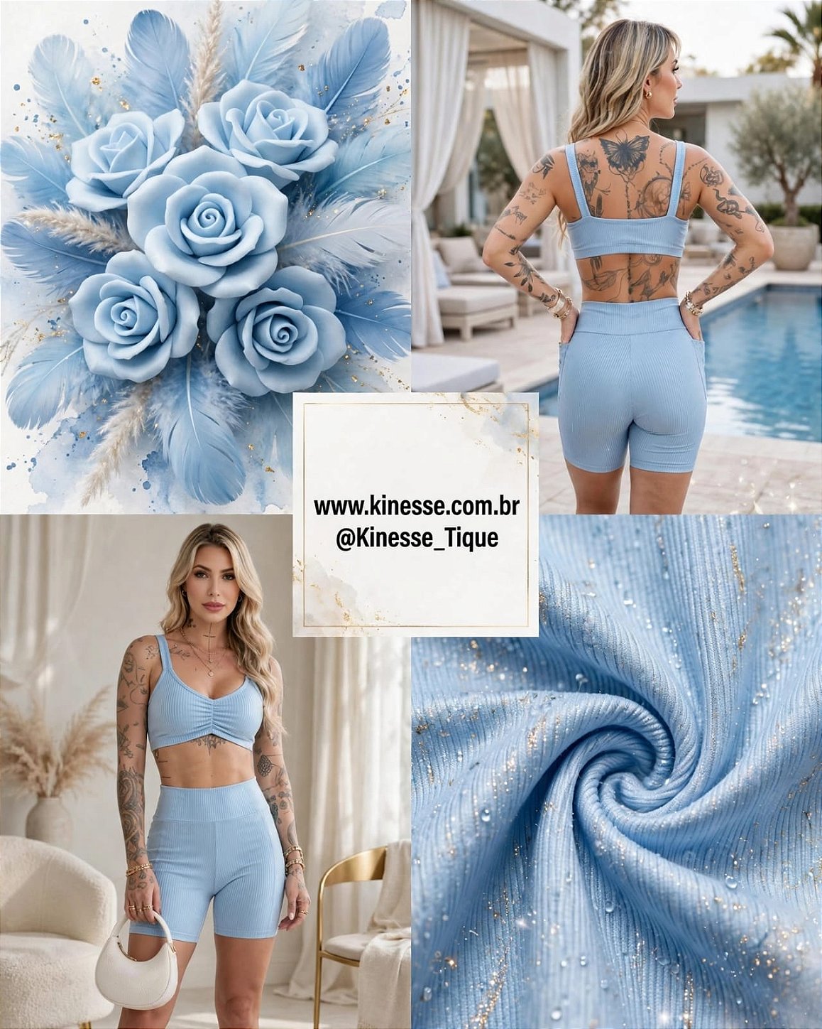 CONJUNTO ESSÊNCIA KINESSE - O Básico Bem Feito