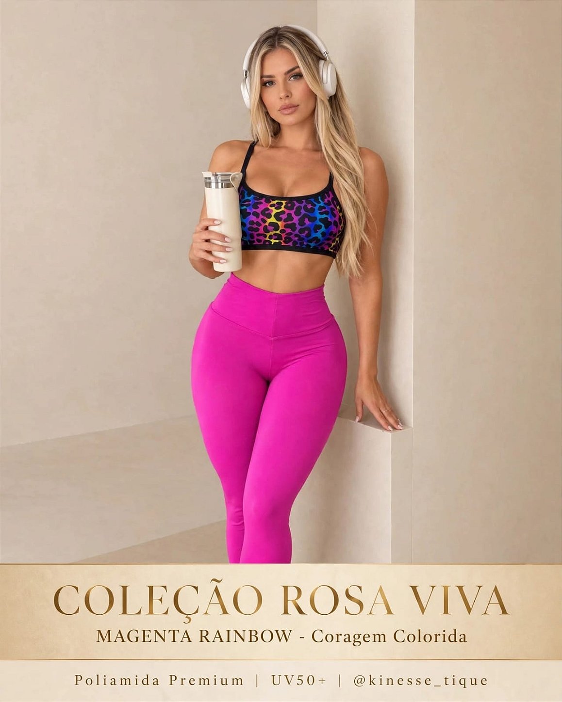 COLEÇÃO ROSA VIVA - OUTUBRO ROSA KINESSE