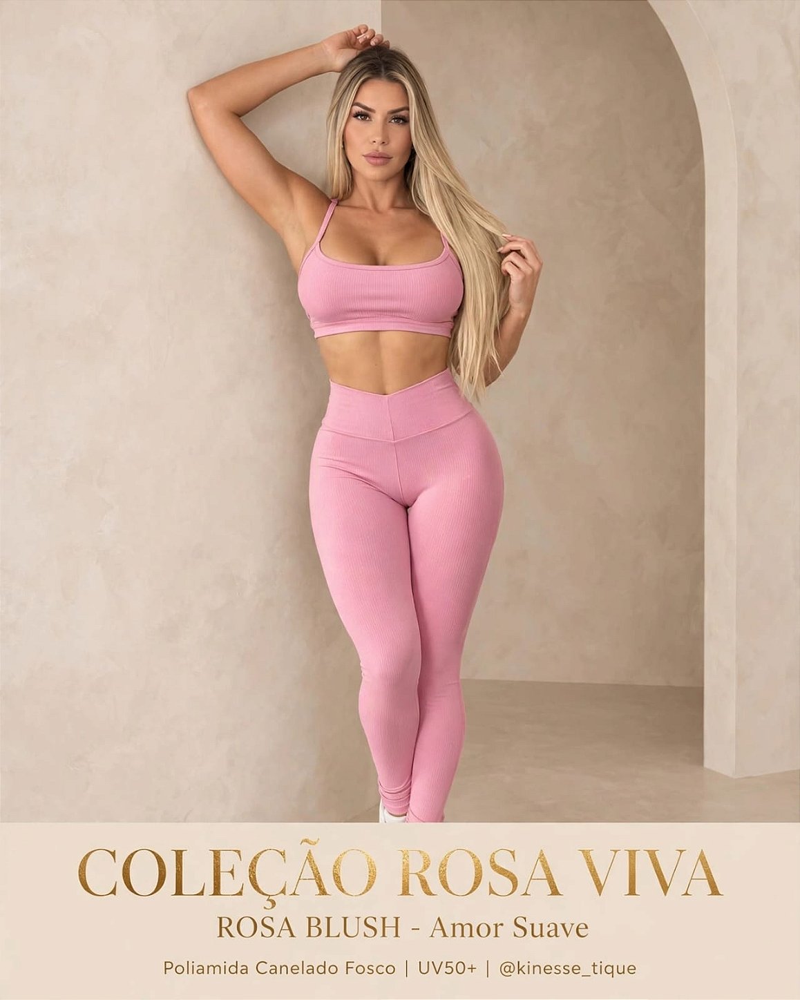 COLEÇÃO ROSA VIVA - OUTUBRO ROSA KINESSE
