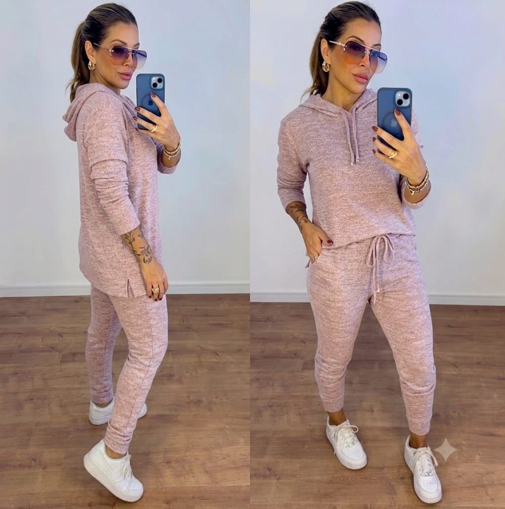Conjunto elegante Blusa e calça