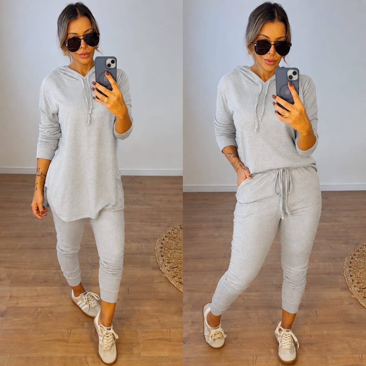 Conjunto elegante Blusa e calça