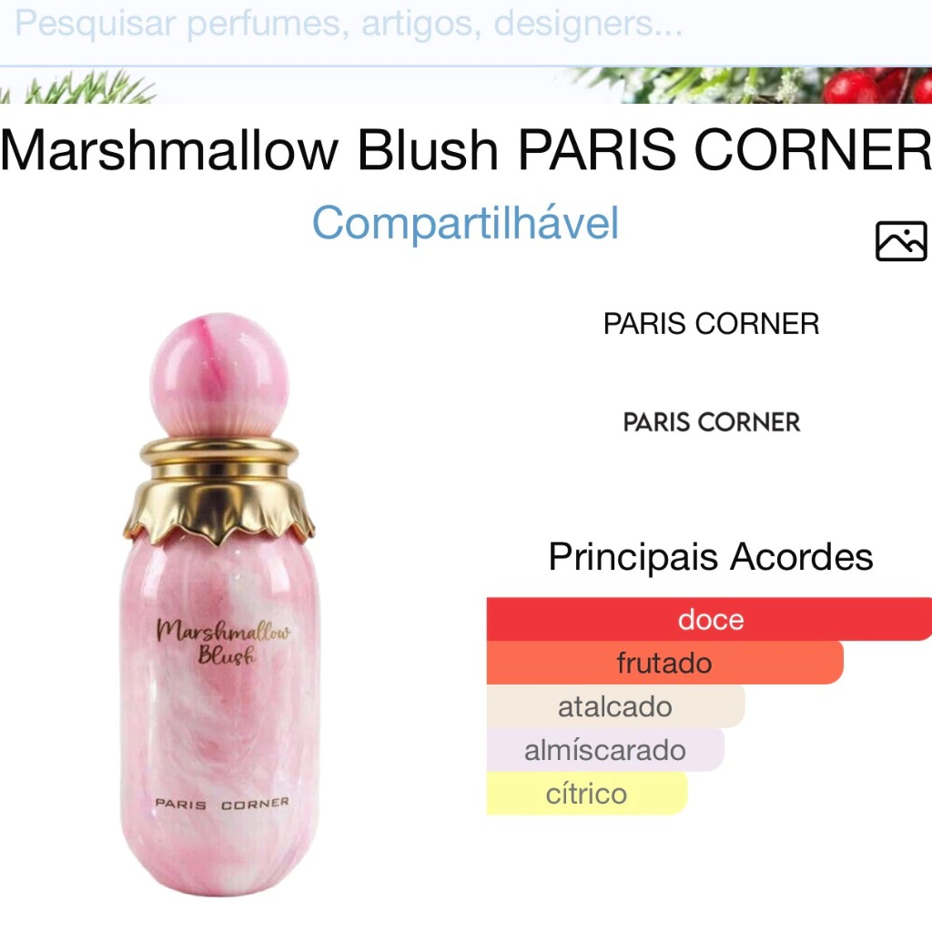 Marshmallow Blush Paris Corner 100ml Eau de Parfum