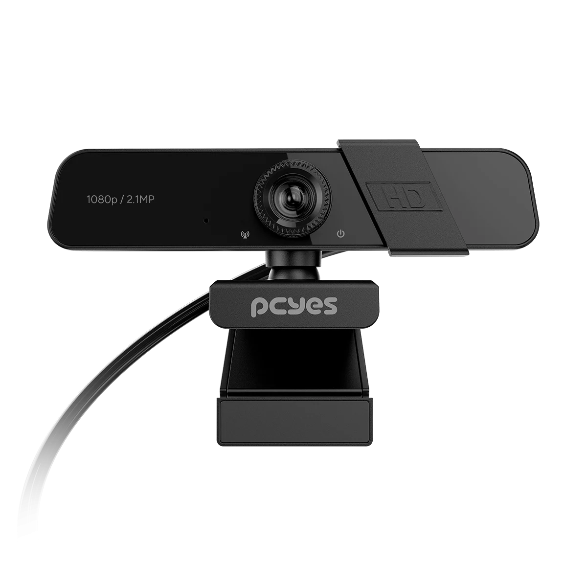 Webcam PCYes Raza FHD-04 1080p USB Preta