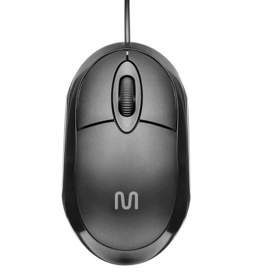 Mouse Óptico Classic USB 1200DPI Preto