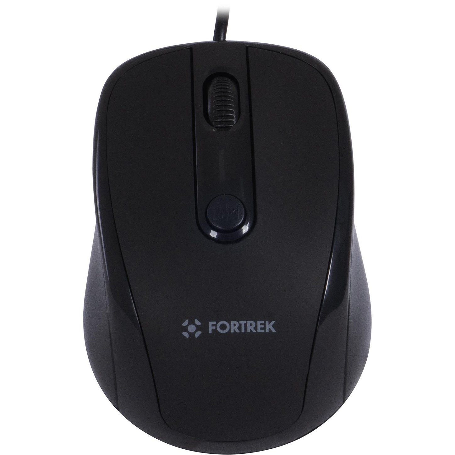 Mouse Fortrek OM103BK USB 2400 DPI Preto