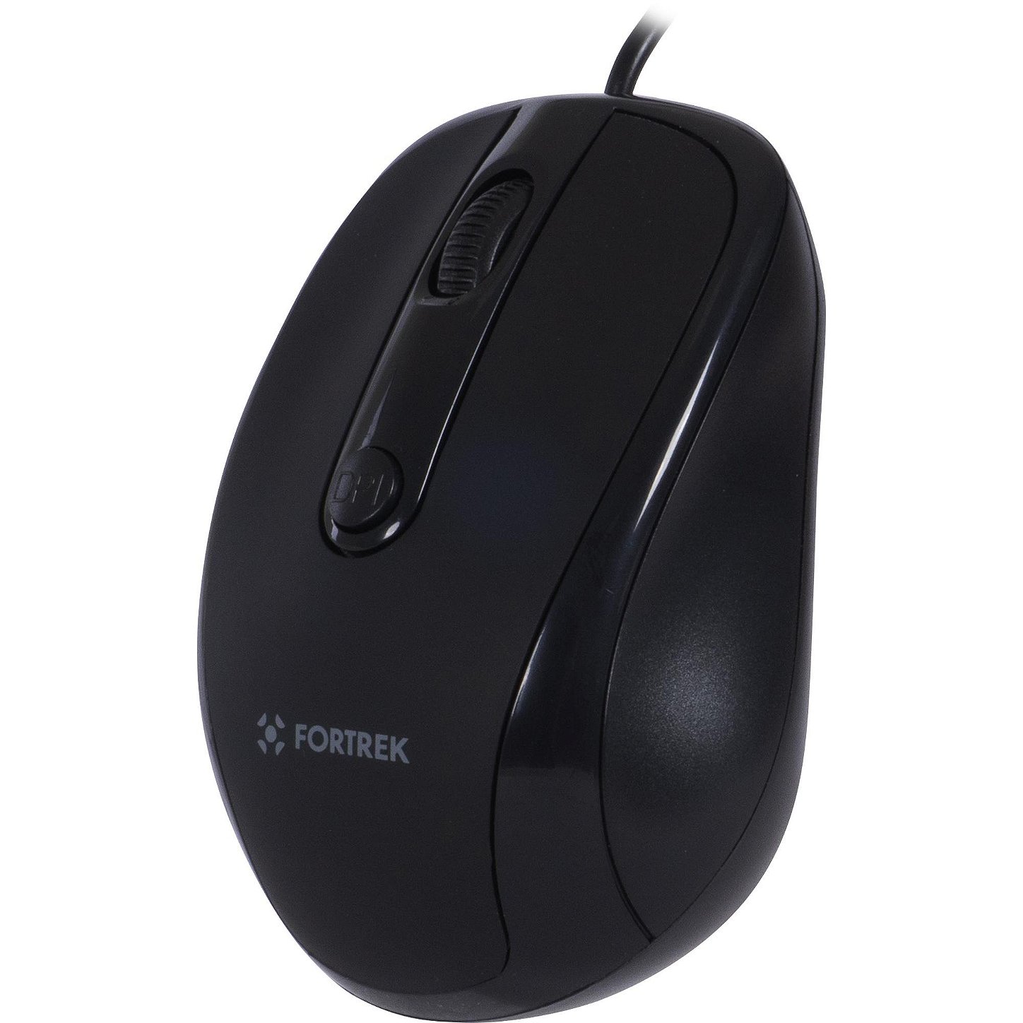 Mouse Fortrek OM103BK USB 2400 DPI Preto