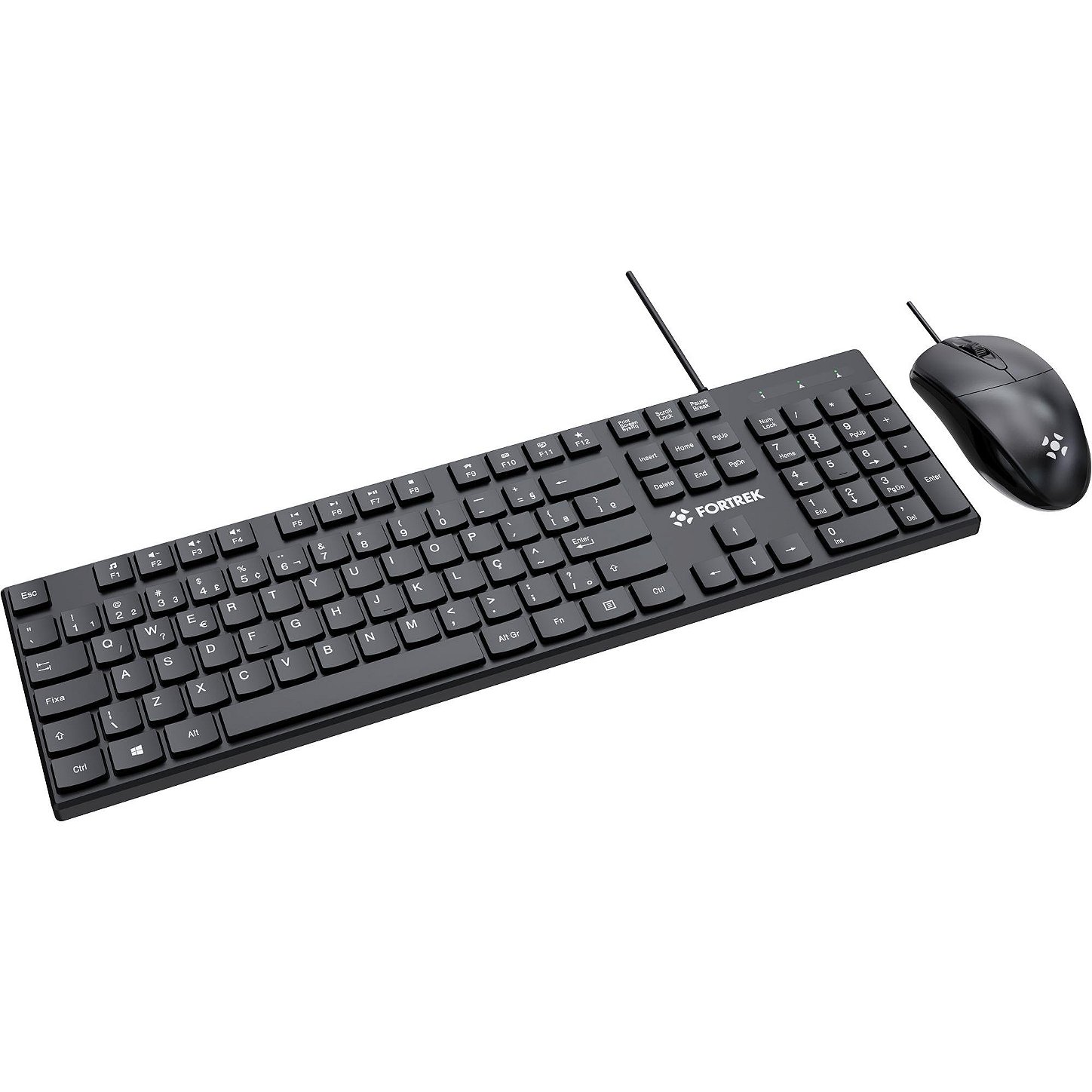 Kit Teclado e Mouse Fortrek C13 USB ABNT2