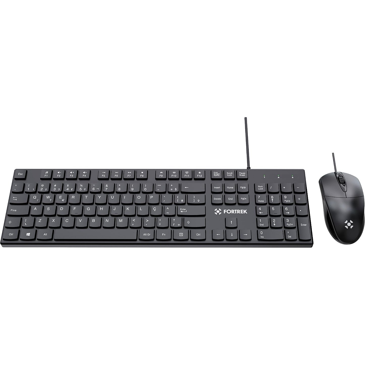 Kit Teclado e Mouse Fortrek C13 USB ABNT2
