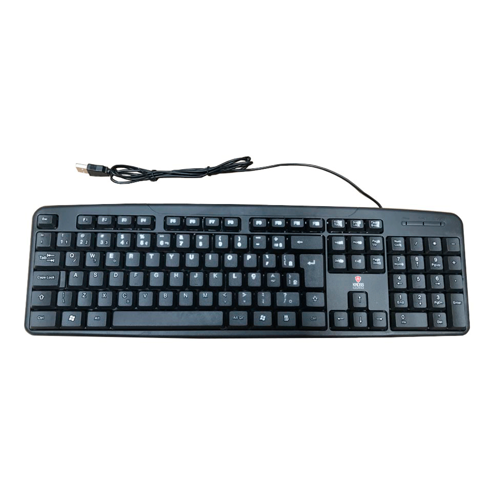 Teclado Kross Elegance USB ABNT2 Preto