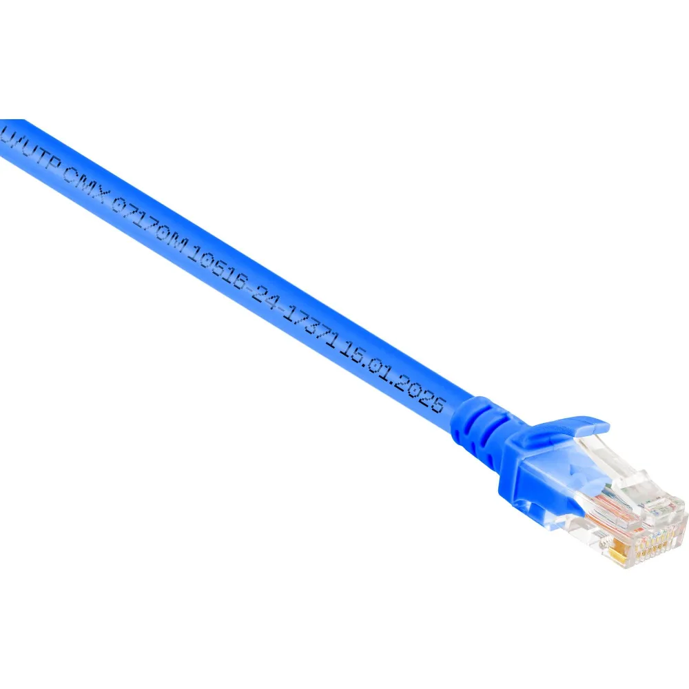 Cabo de Rede Patch Cord Cat5e Fortrek 1,5m Azul