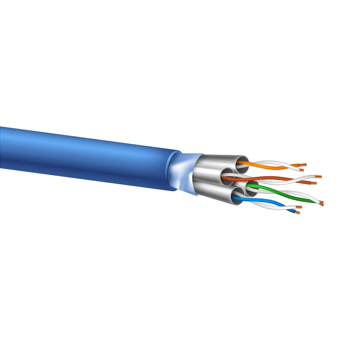 Patch Cord Cat7 2,5m Azul PlusCable