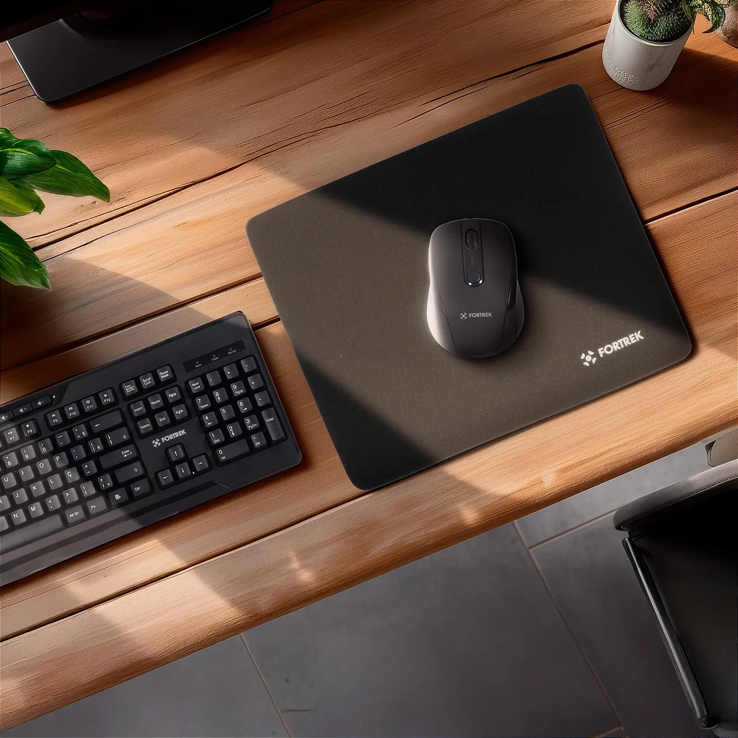 Mouse Pad Fortrek BAP-102BK Preto 180x220mm