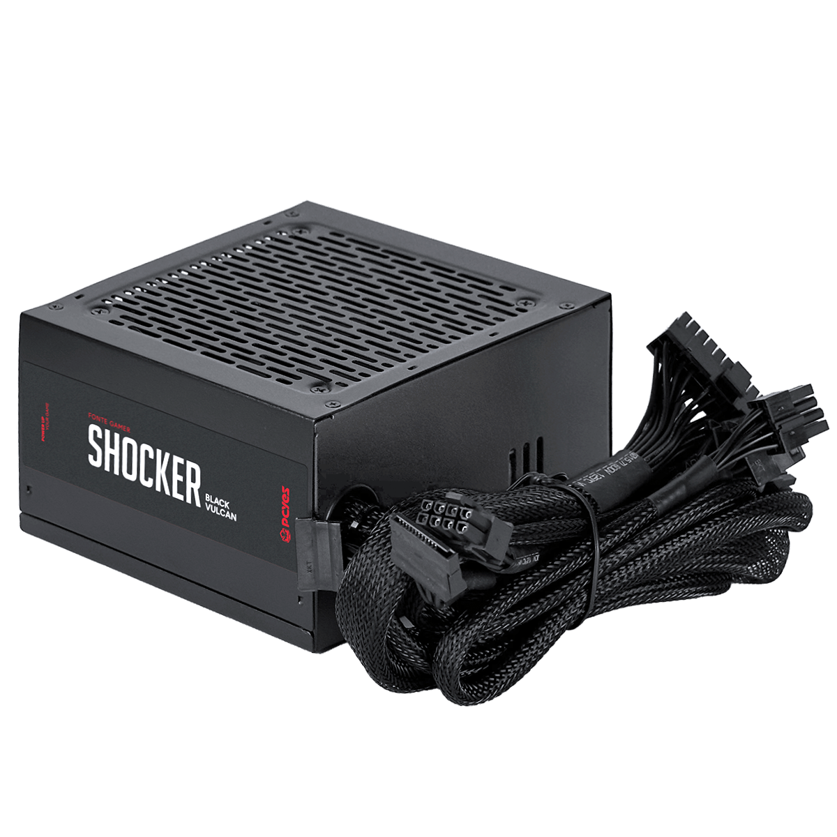Fonte Gamer Pcyes Shocker 500W 80 Plus Standard