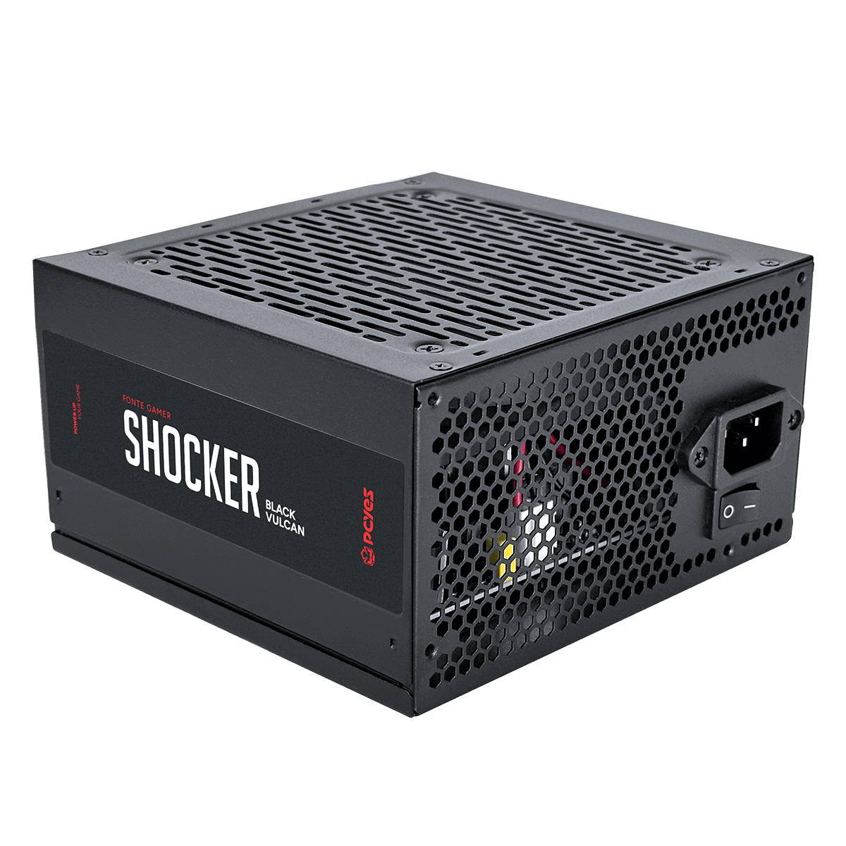 Fonte Gamer Pcyes Shocker 500W 80 Plus Standard