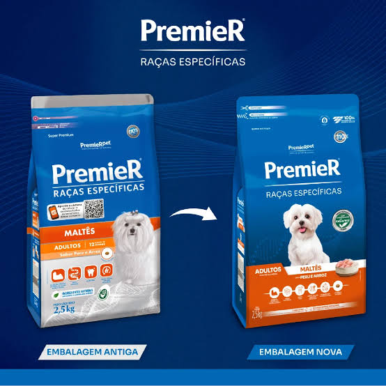 RAÇÃO PREMIER MALTÊS ADULTOS 2,5KG