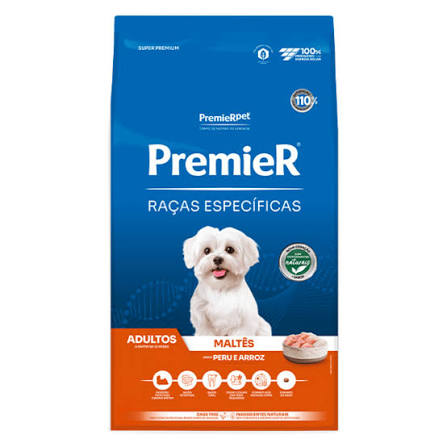 RAÇÃO PREMIER MALTÊS ADULTOS 2,5KG