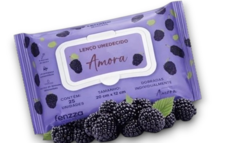 Lenços Umedecidos Frutas Fenzza