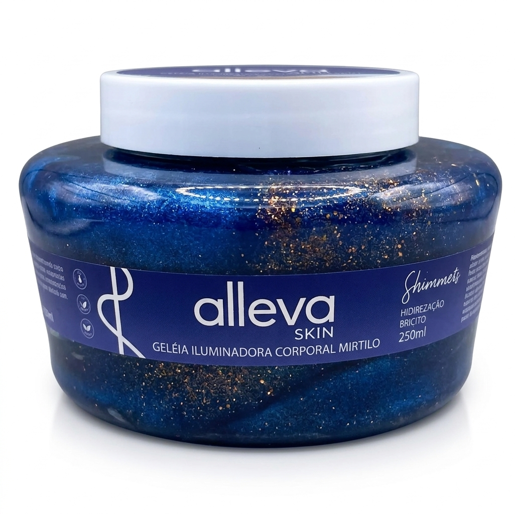 Geléia Hidratante Iluminadora Skin 250ml - Alleva