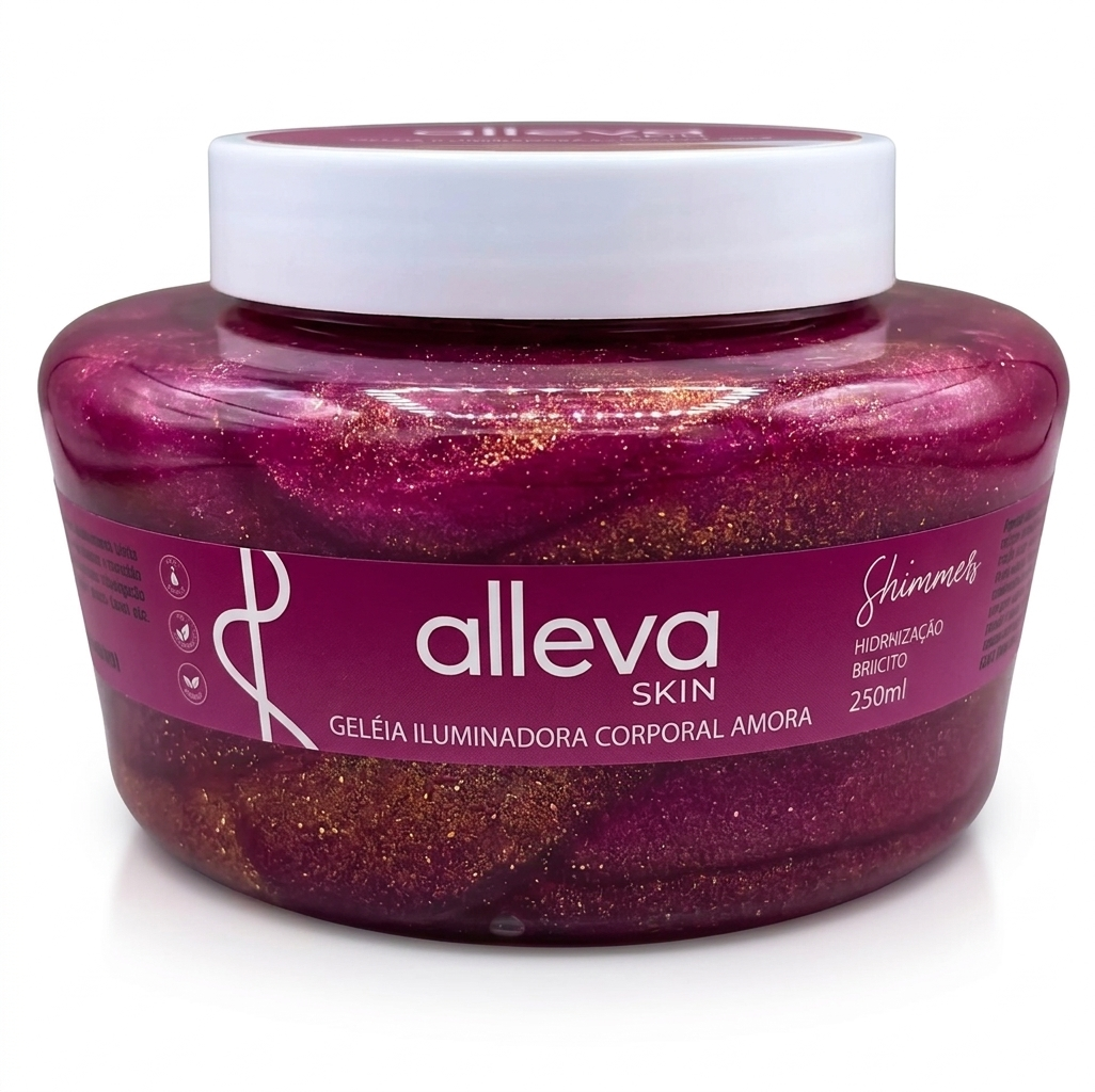 Geléia Hidratante Iluminadora Skin 250ml - Alleva