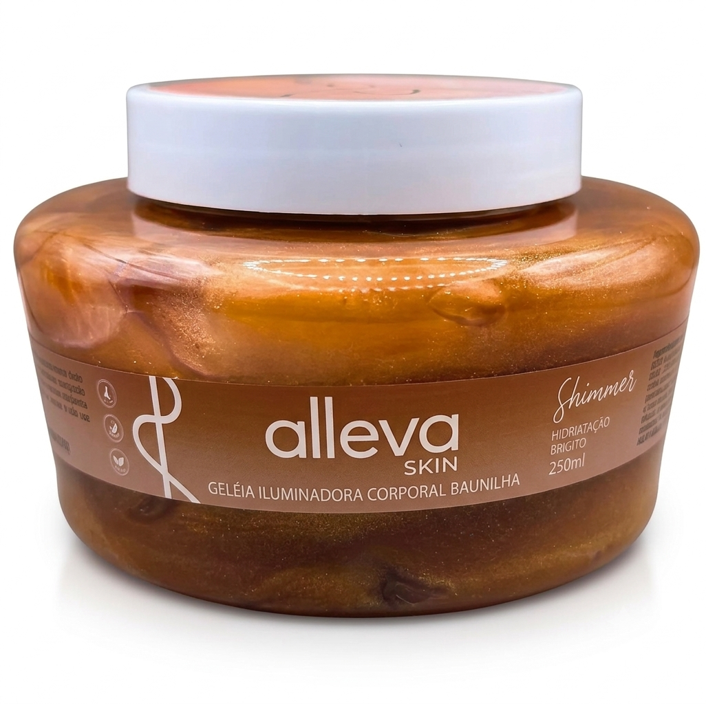 Geléia Hidratante Iluminadora Skin 250ml - Alleva