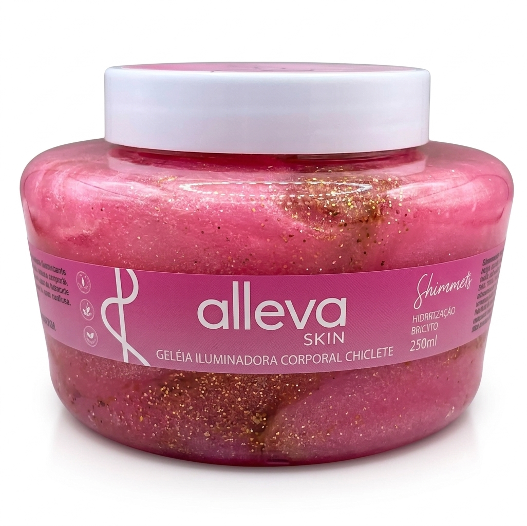 Geléia Hidratante Iluminadora Skin 250ml - Alleva