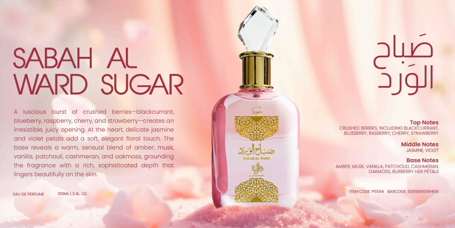 Perfume Al Wataniah Sabah Al Ward Sugar 100ml
