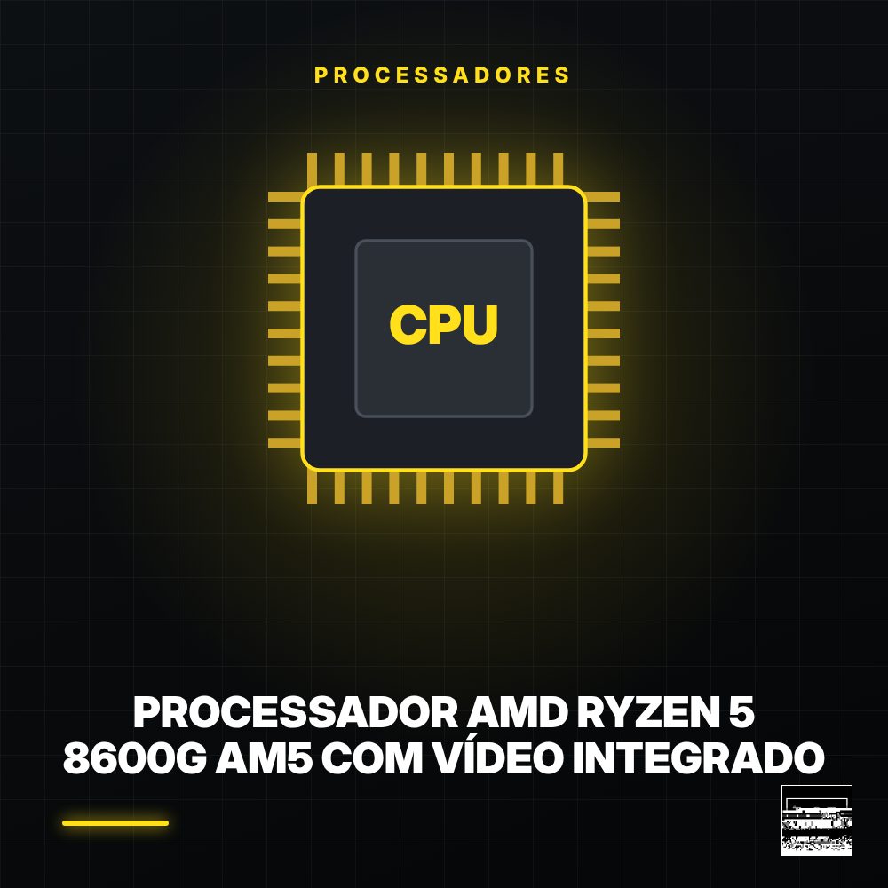 Processador AMD Ryzen 5 8600G AM5 com Vídeo Integrado