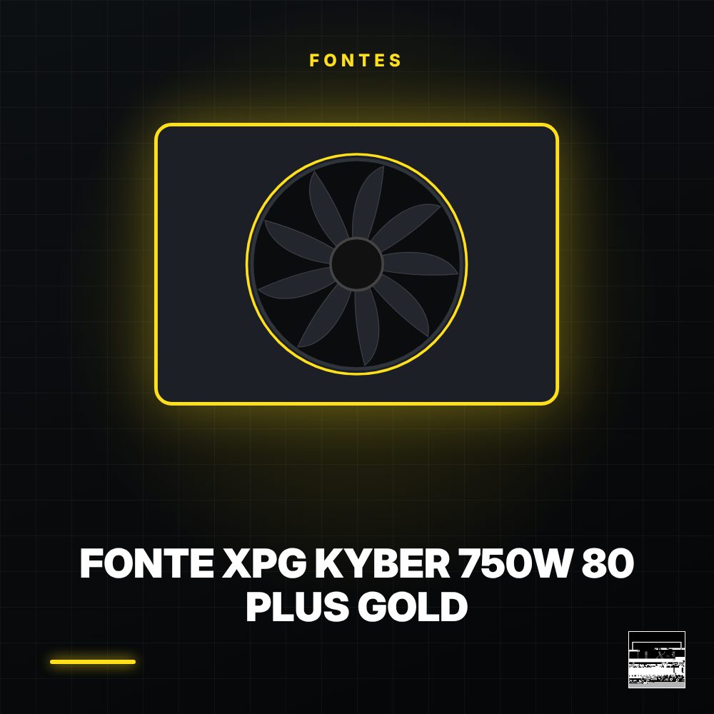 Fonte XPG Kyber 750W 80 Plus Gold