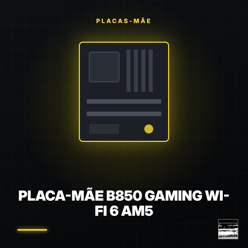 Placa-Mãe Gigabyte B850 Gaming Wi-Fi AM5 ATX