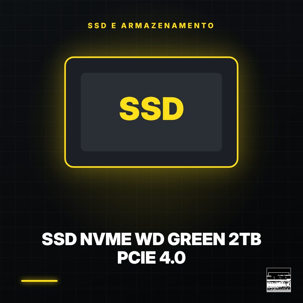 SSD NVMe WD Green 2TB PCIe 4.0