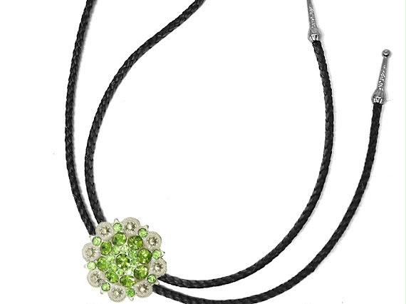 Gravata Floral Country Estilo Bolo Tie