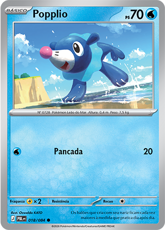 Popplio (018/084) - Normal - Escuridão Absoluta