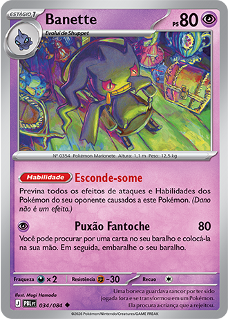 Banette (034/084) - Reverse Foil - Escuridão Absoluta
