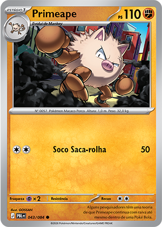 Primeape (043/084) - Normal - Escuridão Absoluta