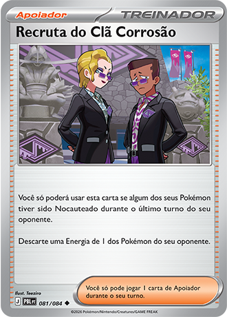 Recruta do Clã Corrosão (081/084) - Normal - Escuridão Absoluta