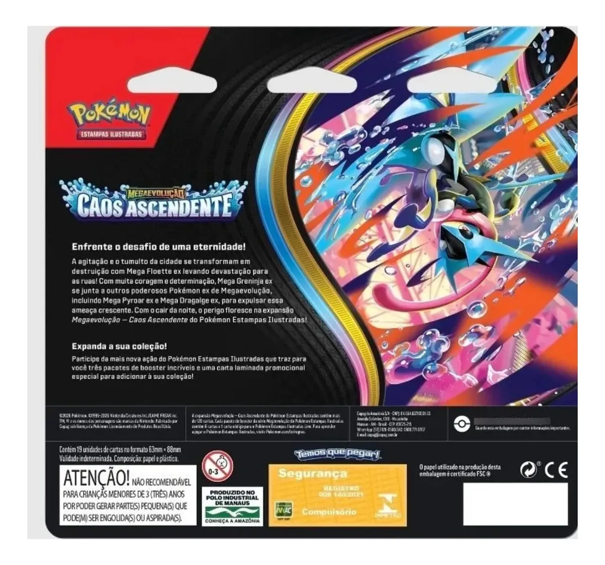Blister Quádruplo Megaevolução 04 - Caos Ascendente (PT-BR)