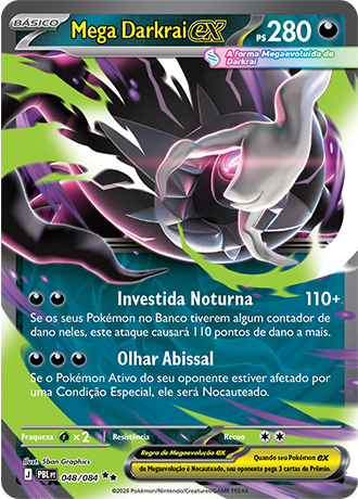 Mega Darkrai EX (048/084) - Foil - Escuridão Absoluta