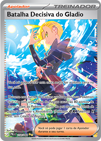 Batalha Decisiva do Gladio (118/084) - Foil- Escuridão Absoluta