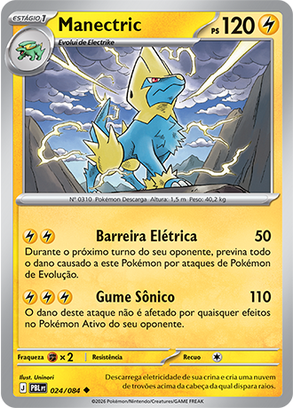 Manectric (024/084) - Reverse Foil - Escuridão Absoluta