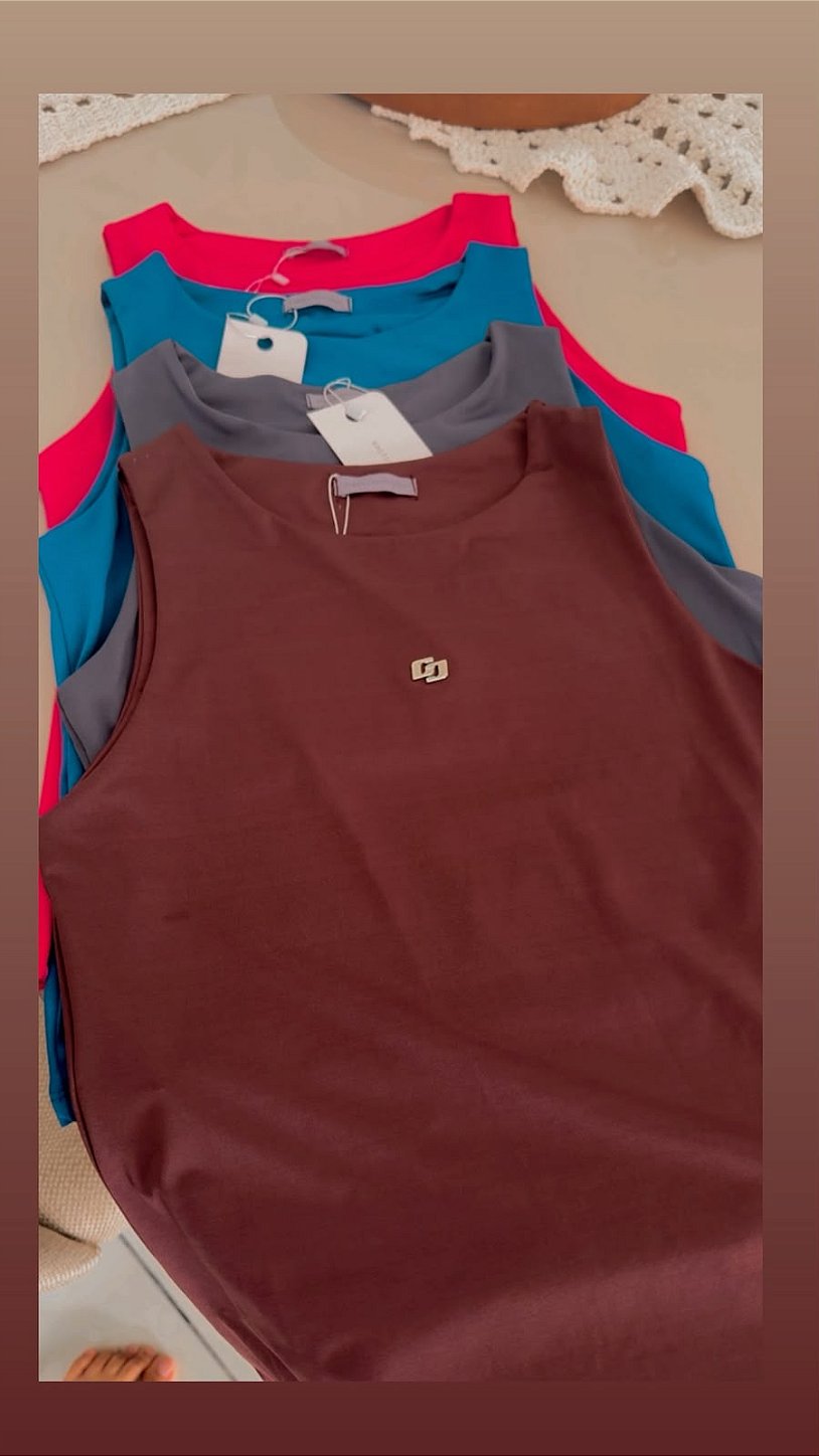 Camisa Regata Feminina Básica