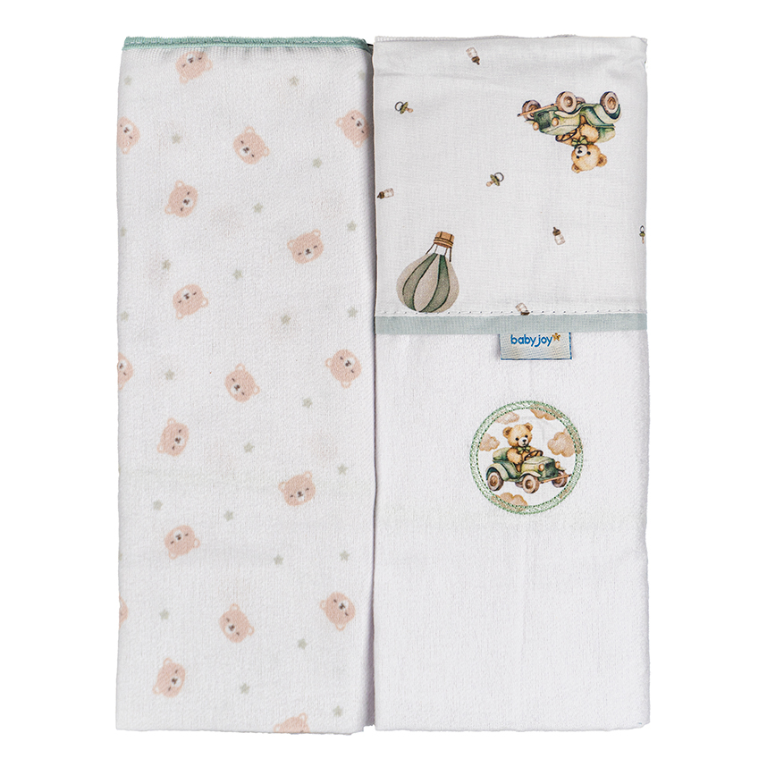 Mantas Flaneladas Urso Verde