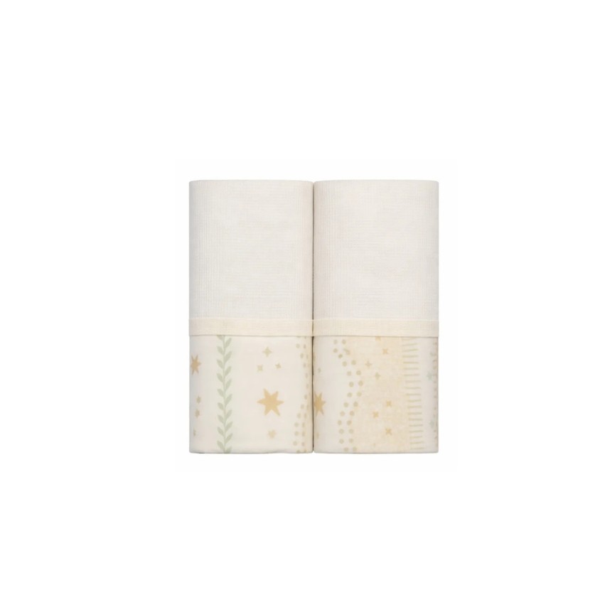Kit Fralda com Bainha + Paninho de Boca Estrelinha