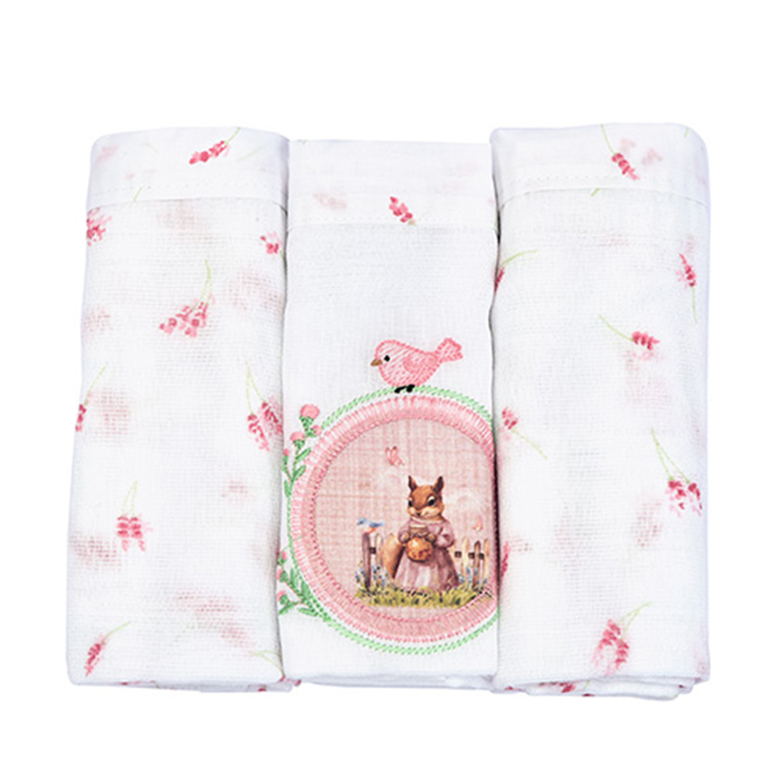 Kit Fraldas + Saquinhos para Roupas Coelha Rosa