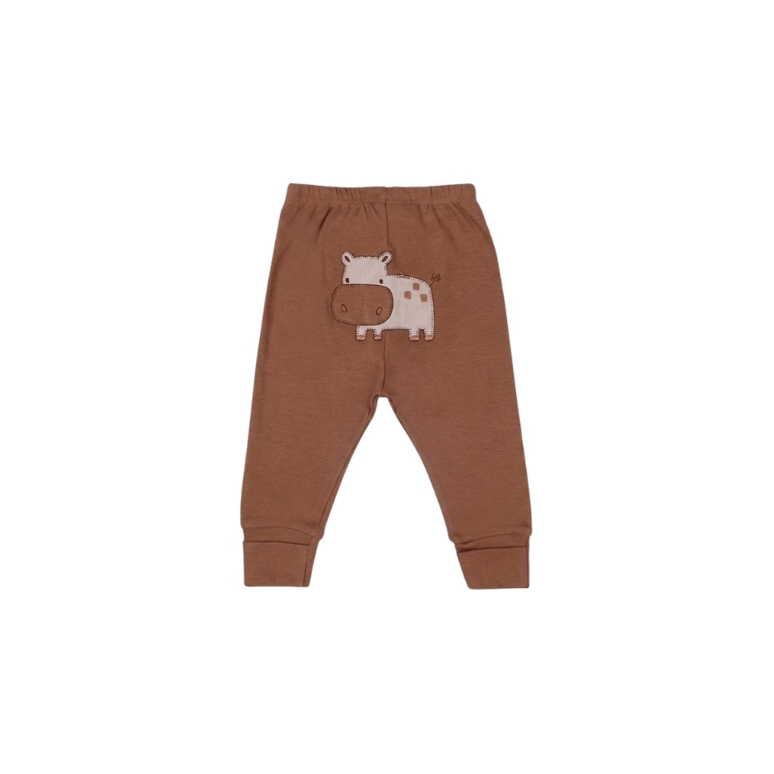 Conjunto com Bordado Suedine Menino Safari Tam P