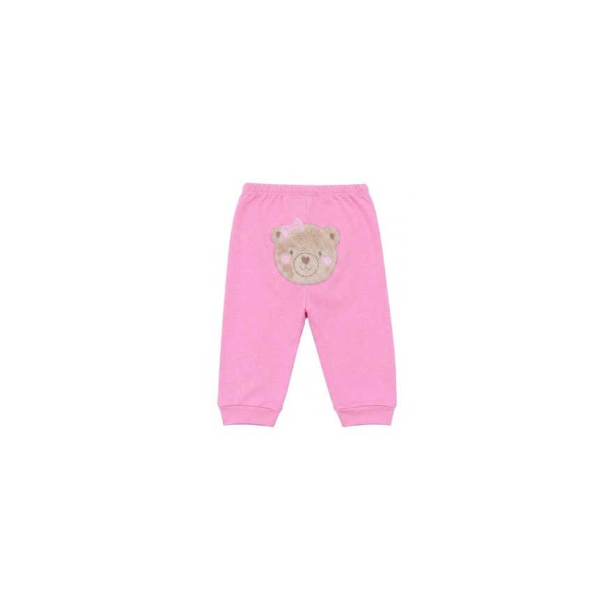 Conjunto com Bordado Suedine Menina Ursinhos Tam M