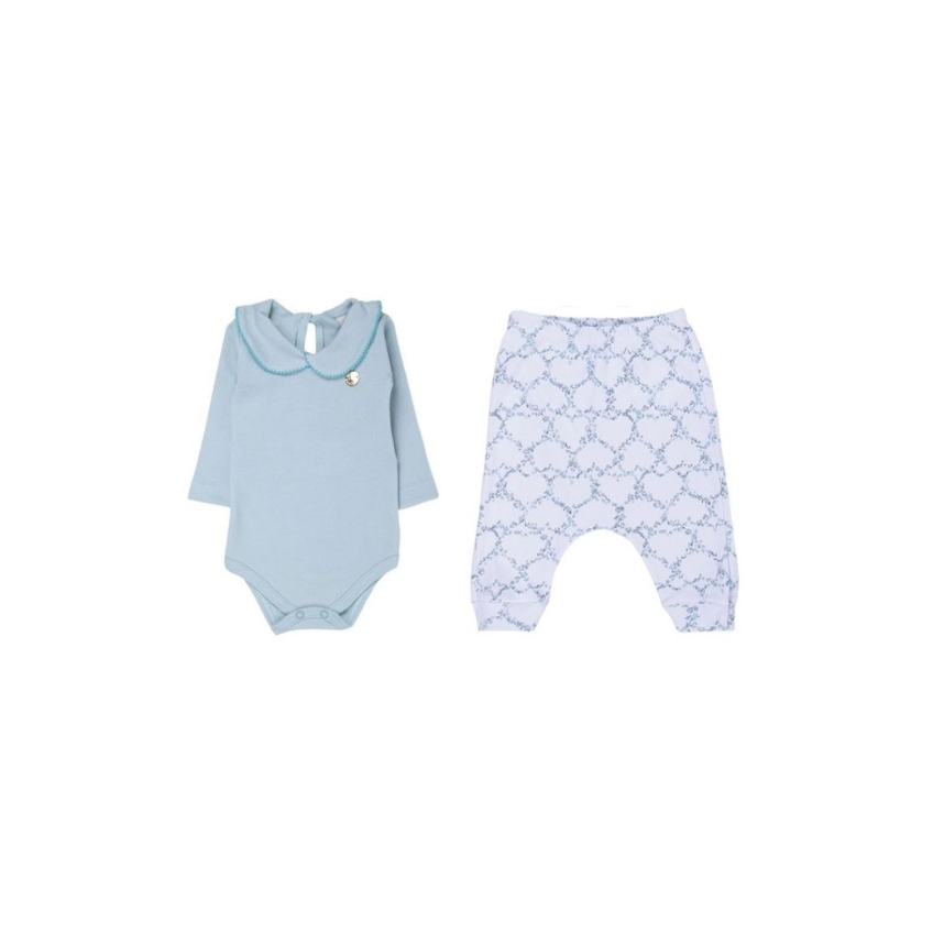 Conjunto Suedine Menina Gola Verde Tam M