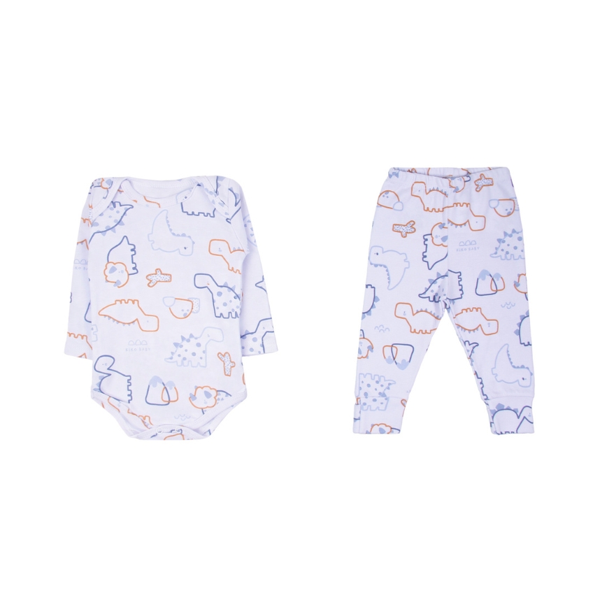 Conjunto Estampado Suedine Menino Dino Tam M